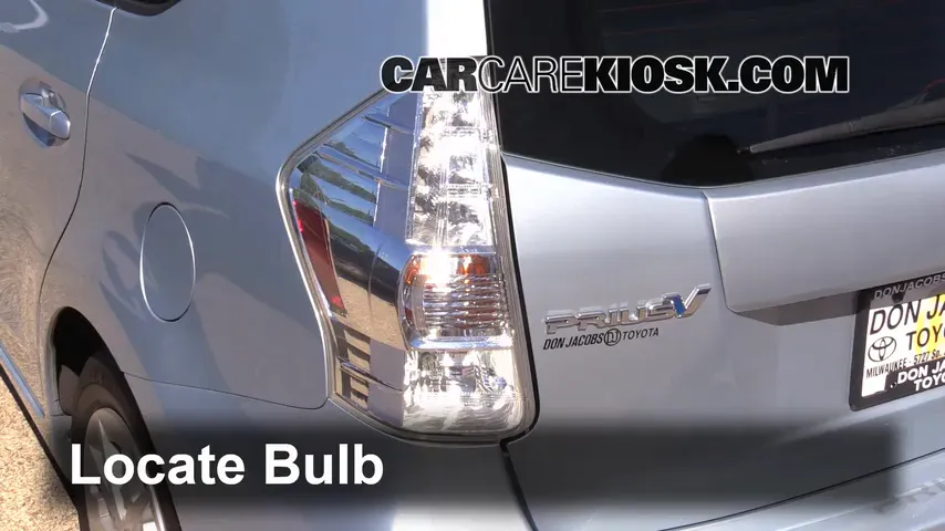 2012 Toyota Prius V 1.8L 4 Cyl. Lights Reverse Light (replace bulb)